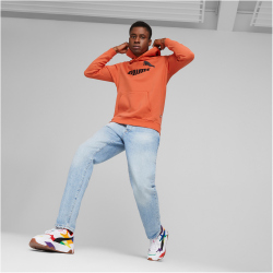 PUMA Essentials Big Logo Fleece-Hoodie Herren 94 - chili powder M