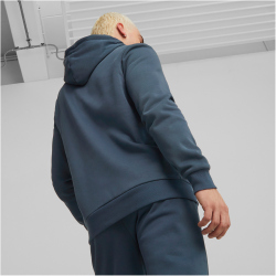 PUMA Essentials Big Logo Fleece-Hoodie Herren 61 - dark night M