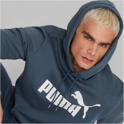 PUMA Essentials Big Logo Fleece-Hoodie Herren 61 - dark night M
