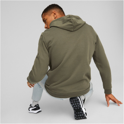 PUMA Essentials Big Logo Fleece-Hoodie Herren 36 - green moss M