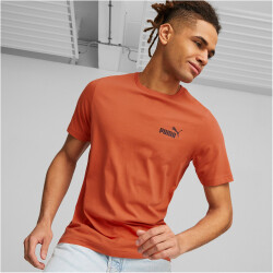 PUMA Essentials Small Logo T-Shirt Herren 94 - chili...