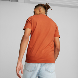PUMA Essentials Small Logo T-Shirt Herren 94 - chili powder M