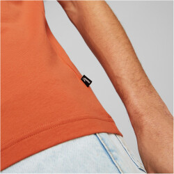 PUMA Essentials Small Logo T-Shirt Herren 94 - chili powder XXL