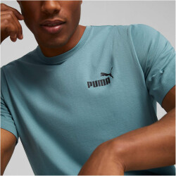 PUMA Essentials Small Logo T-Shirt Herren 75 - adriatic 3XL