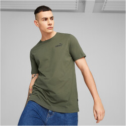 PUMA Essentials Small Logo T-Shirt Herren 36 - green moss L