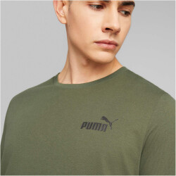 PUMA Essentials Small Logo T-Shirt Herren 36 - green moss L