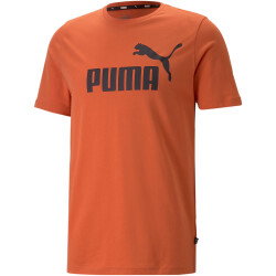PUMA Essentials Logo T-Shirt Herren 94 - chili powder M