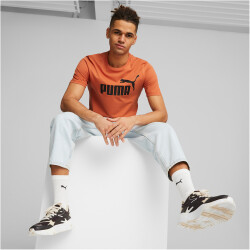 PUMA Essentials Logo T-Shirt Herren 94 - chili powder M