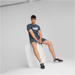 PUMA Essentials Logo T-Shirt Herren 61 - dark night 3XL