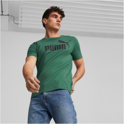 PUMA Essentials Logo T-Shirt Herren 46 - vine 3XL