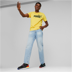 PUMA Essentials Logo T-Shirt Herren 43 - mustard seed 3XL