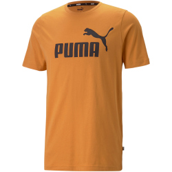 PUMA Essentials Logo T-Shirt Herren 27 - desert clay M
