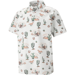PUMA Vented Wild West Poloshirt Herren 01 - eggnog L