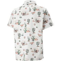 PUMA Vented Wild West Poloshirt Herren 01 - eggnog L