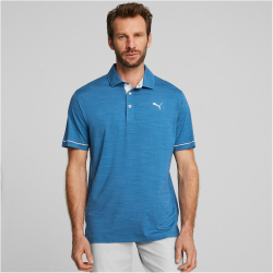 PUMA Cloudspun Haystack Poloshirt Herren 08 - lake blue...