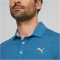 PUMA Cloudspun Haystack Poloshirt Herren 08 - lake blue heather/high rise L