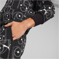 PUMA Courtside Booster Jogginghose Herren 01 - PUMA black/court aop S