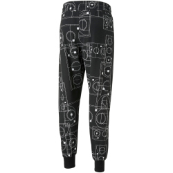 PUMA Courtside Booster Jogginghose Herren 01 - PUMA black/court aop S