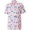 PUMA AP Cloudspun Palmers Place Poloshirt Herren 02 - pale pink/lake blue L
