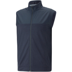 PUMA Cloudspun Colorblock Golf Weste Herren 03 - navy...