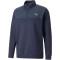 PUMA Cloudspun Colorblock 1/4-Zip Sweatshirt Herren 03 - navy blazer/navy blazer heather XS