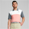 PUMA Cloudspun Colorblock Poloshirt Herren 04 - evening sky/flamingo pink M