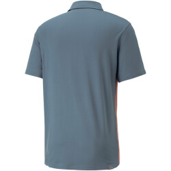 PUMA Cloudspun Colorblock Poloshirt Herren 04 - evening sky/flamingo pink L