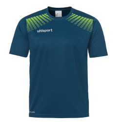 uhlsport GOAL POLYESTER TRAINING T-SHIRT petrol/flash...