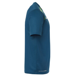 uhlsport GOAL POLYESTER TRAINING T-SHIRT petrol/flash grün M
