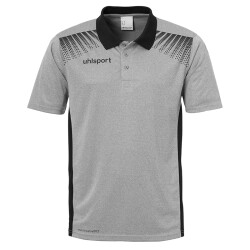 uhlsport GOAL Poloshirt Herren dark grey melange/schwarz S