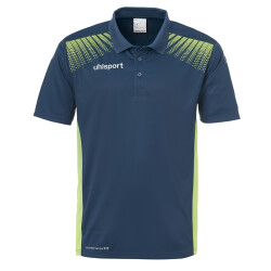 uhlsport GOAL Poloshirt Herren petrol/flash grün S