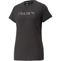 PUMA Graphic Training-T-Shirt Damen 01 - puma black XS