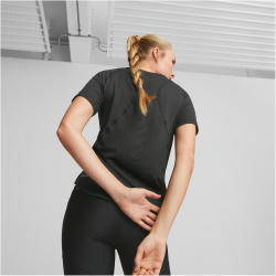 PUMA Run Cloudspun kurzarm Laufshirt Damen 01 - puma black S