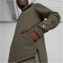 PUMA Studio Yoga-Hoodie Herren 73 - green moss M