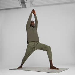 PUMA Studio Yoga-Hoodie Herren 73 - green moss L