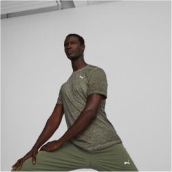 PUMA Studio Foundation Wash T-Shirt Herren 73 - green moss M