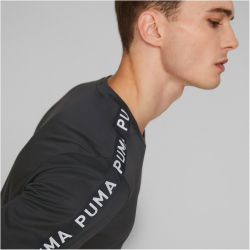 PUMA Fit Taped T-Shirt Herren 01 - PUMA black L