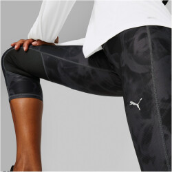 PUMA Run Favorite Reg Rise Print 3/4 Tights Damen 01 - puma black/aop M