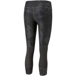 PUMA Run Favorite Reg Rise Print 3/4 Tights Damen 01 - puma black/aop M