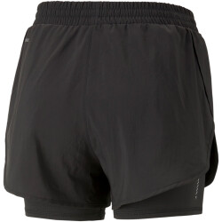 PUMA Run Favorite Woven 2in1 3" Shorts Damen 01 - puma black M