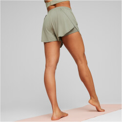 PUMA Studio Flow Shorts Damen 90 - birch tree S