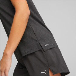 PUMA Run Favorite Heather kurzarm Laufshirt Damen 01 - puma black heather XXL