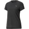 PUMA Run Favorite Heather kurzarm Laufshirt Damen 01 - puma black heather XXL