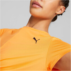 PUMA Studio Yogini Lite Twist T-Shirt Damen 46 - clementine S