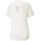 PUMA Studio Yogini Lite kurzarm Yogashirt Damen 66 - frosted ivory S