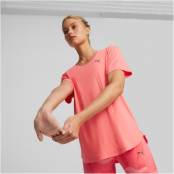 PUMA Studio Yogini Lite kurzarm Yogashirt Damen 63 -...
