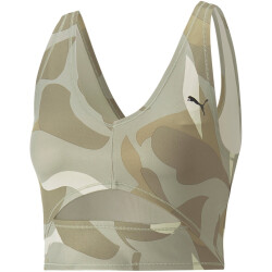 PUMA Studio Print Crop-Top Damen 90 - birch tree S