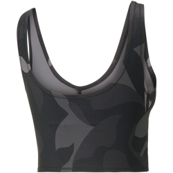 PUMA Studio Print Crop-Top Damen 51 - PUMA black/florista M