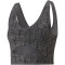 PUMA Studio Print Crop-Top Damen 01 - PUMA black/shibori L