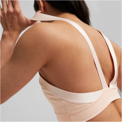 PUMA Flawless Sculpt Longline Sport-BH Damen 66 - rose dust M